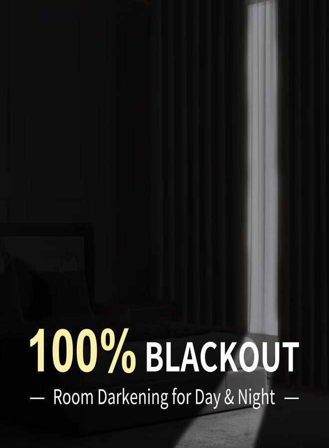 CUCRAF ستائر CUCRAF من الكتان الطبيعي، معتمة بنسبة 100%، طول 84 بوصة، طقم من لوحتين، مزودة بحلقة خلفية وجيب للعمود، مناسبة لغرفة المعيشة وغرفة النوم، ستائر معتمة للغرفة، عازلة للحرارة، (52 × 84 بوصة، كتان) - Image 2